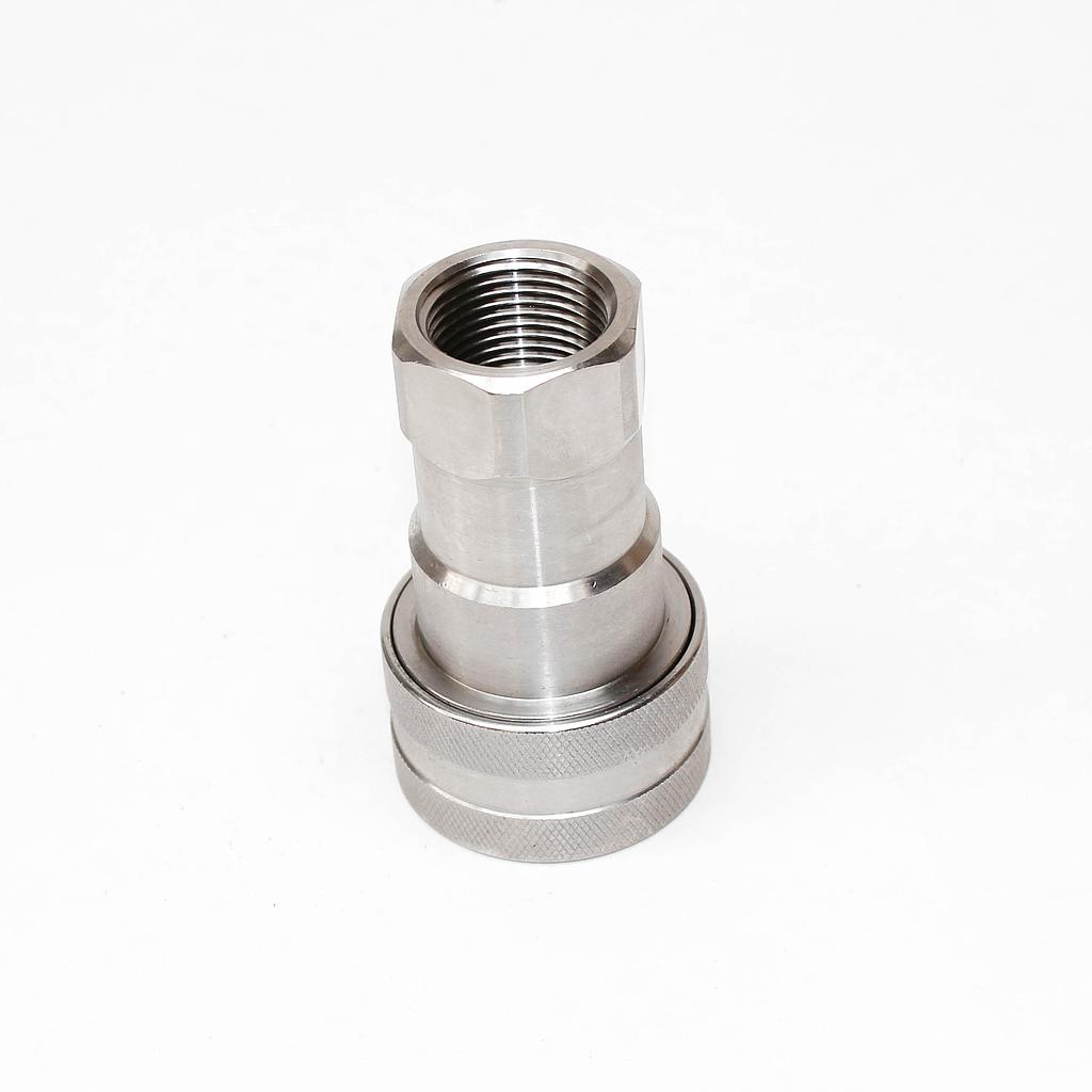 [2094] TETRA 8S (1") Quick-Connect Coupler, Double End Shut Off, Stainless steel, IMPA 351526