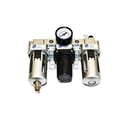 [2279] TETRA AC 3000-02, Luchtfilter Reduceer Olievernevelaar Combinatie, Aansluiting PT 1/4" max 4000 ltr/min, Regelbereik 0,05 -0,85 MPa,  L/min 2000
, IMPA 590831[100.0](36.36)