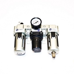 [2280] TETRA AC 3000-03, Luchtfilter Reduceer Lubricator Combinatie, Aansluiting PT 3/8",  L/min 2000, IMPA 590832[105.0](36.36)