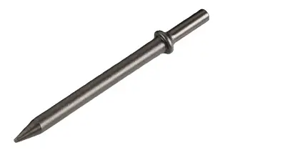 [3420] C-Line AT-2003/R1, Beitel voor Pneumatische Hakhamer, Verharde punt beitel,  Ronde aansluiting, 85 mm lang