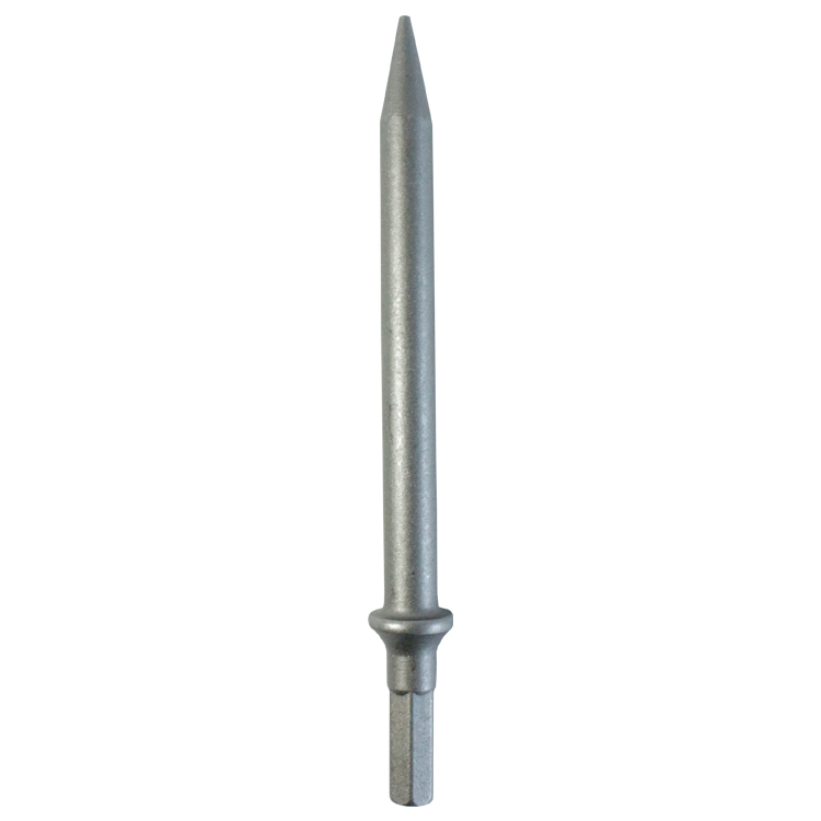 [3941] TETRA AT-2004/H1, Chisel for Pneumatic Chipping Hammer, Moil point Chisel, Hexagonal Shank, 175 mm lang., IMPA 590373