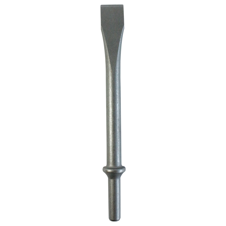 [3413] TETRA AT-2004/R2, Chisel for Pneumatic Chipping Hammer, Round Shank, flat & straight, IMPA 590366