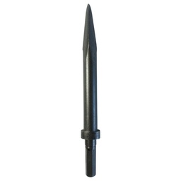 [3418] TETRA AT-2303/H, Chisel for Pneumatic Chipping Hammer, Moil point chisel, Hexagonal Shank, IMPA 590373[11.0](14.56)