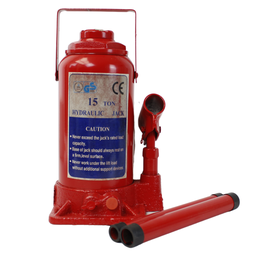 [6108] JENTAN JTHJ-15, Hydraulische Potkrik, hefvermogen 15 ton, gesloten hoogte 225 mm en in volledig open gedraaide toestand 445 mm,, IMPA 615116[20.0](47.19)
