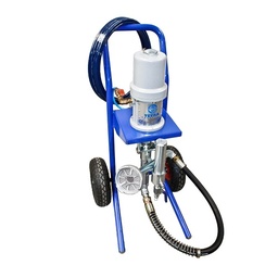 [1024] TETRA HM-23, Airless Verfspuit 23:1, luchtgedreven, verfspuitpomp op kar, IMPA 270106(1638.69)