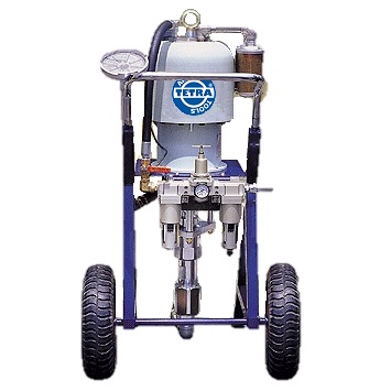 [1035] TETRA HQ-60 XT, Airless Paint Sprayer, air-powered, cart type, ratio 60:1