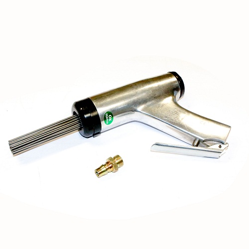 [3740] Tetra N-16 Pneumatische Naaldbikhamer (model N-16) pistoolgreep en 29 naalden (2 mm), IMPA 590461