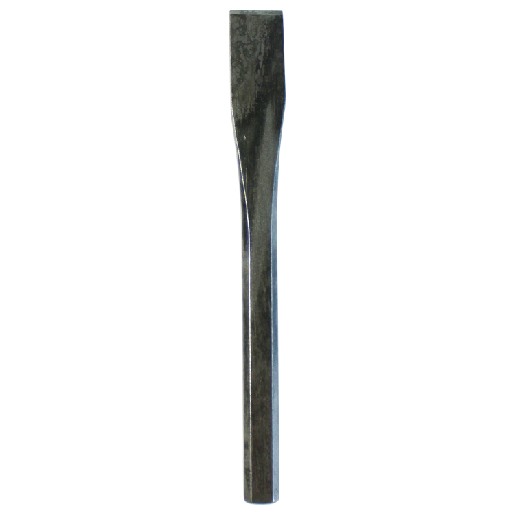 [2215] TETRA Beitel voor CH-24, 2BC, 2BPGC, 3BPGC pneumatische beitelmachine, Blad breedte 19 mm (3/4"), Lengte 175 mm (7"), vierkante aansluiting, IMPA 590591