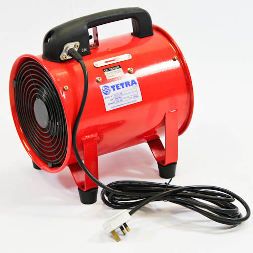 [2443] TETRA TEF 211, Elektrische Verplaatsbare Ventilator, 110 V, 1 Ph, 50/60Hz, diam 200 mm, IMPA 591402