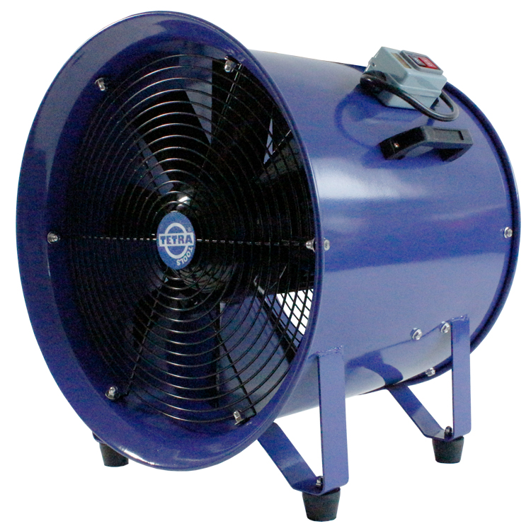 [2447] TETRA TEF 423, Elektrische Verplaatsbare Ventilator, 230 V, 3 Ph, diam 400 mm, IMPA 591408