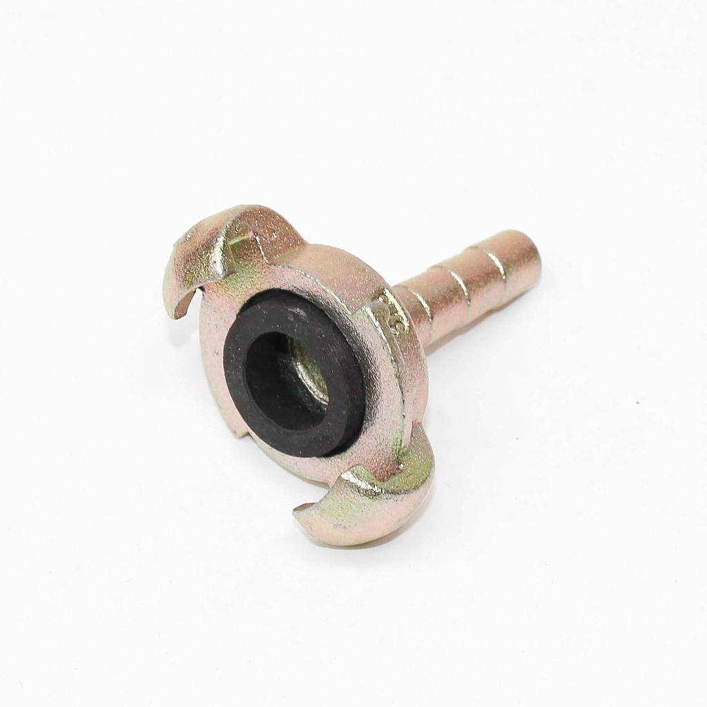 [1261] TETRA Universal Air Hose Couplings (Claw coupling), Hose End 3/8" (10 mm), Cast Iron, IMPA 351021