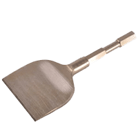 [5361] Trelawny Spare chisels for pneumatic Chisel Scaler, 5/8" Hex. connection, Blade width 100 mm, Length 203 mm, part no: 705.1112 Spark Resistant, IMPA 590430[1.0](287.0)