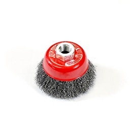 [3376] Wire Cup Brush, standard/crimped, 60 mm dia, nut M14 thread, steel, IMPA 592079[1.0](2.17)