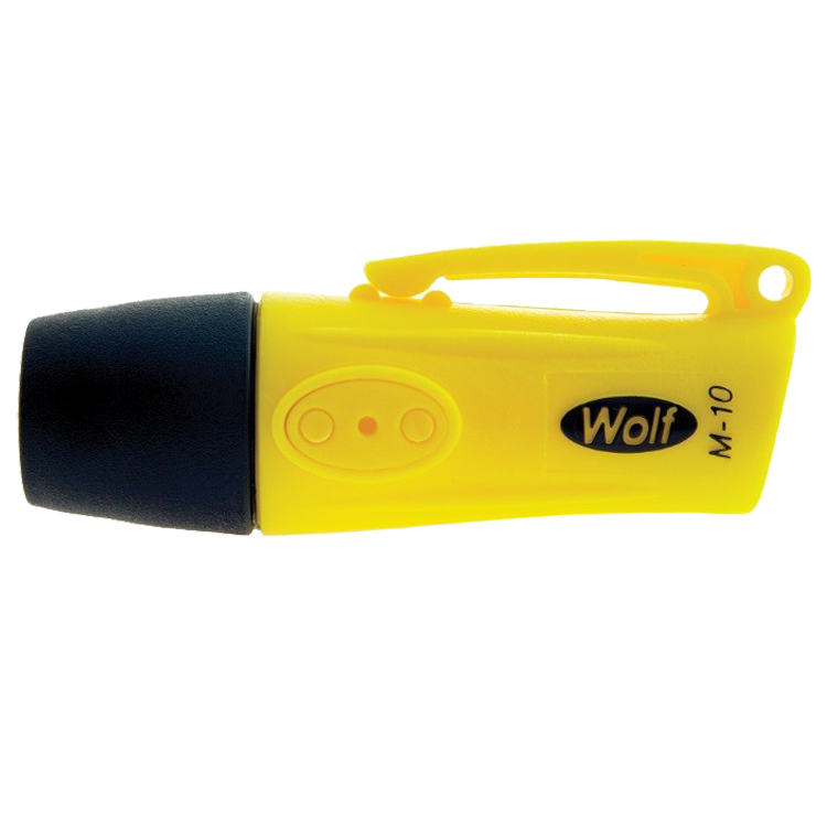 [3106] Wolf M-10, Personal micro explosion proof LED torch, ATEX certified for zone 0, incl. batteries, IMPA 792276