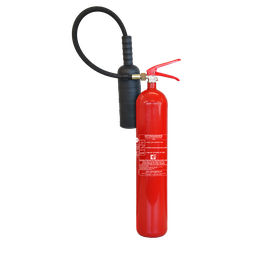 [11298] ANAF CS5-AB, CO2 - Carbon dioxide fire extinguisher 5 kg. With hose. Including wall support. MED/NCP approved, IMPA 331042, UN 1044(97.68)