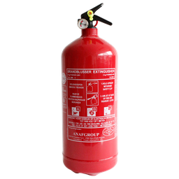 [10749] ANAF PS3-HX, ABC Powder fire extinguisher with manometer MED/NCP certified, 3 kg, IMPA 331016, UN 1044[141.0](34.95)