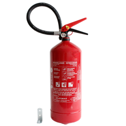 [11238] ANAF PS6-HH, ABC Poederblusser met manometer, aluminium afsluiter, incl muurbeugel, MED/NCP gecertificeerd, 6 kg, IMPA 331017, UN 1044[56.0](53.0)