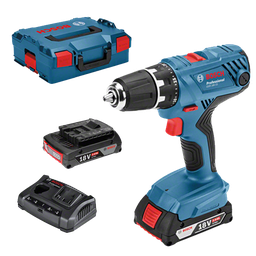 [11469] Bosch GSR 18 V-21, Rechargeable Drill, in plastic box, with charger and 2 x 2,0 Ah battery., IMPA 590906[41.0](289.08)