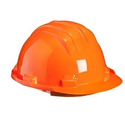 [10862] Climax 5-RS, Orange Safety Helmet, HDPE, manualy adjustable 6 point suspension, EN397 / EN50365, IMPA 310104[121.0](2.98)