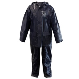 [11205] C-Line twee delig regenpak met capuchon, Blauw, Maat XL[1.0](5.83)
