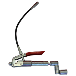 [10645] Grease Gun 2305, 1/4" NPT female in, with triple-swivel, with flexible pipe, IMPA 617412[24.0](48.65)