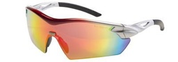 [10485] MSA Racers, veiligheidsbril, Zilver -rood met regenboog lens, sightgard-coating, anti-condens, anti-kras, 10104618 (10070921), IMPA 311059[33.0](26.0)