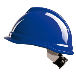 [10453] MSA V-Gard 520 Blauw Safety Helmet with Fas-Trac suspension, EN397, non-vented, IMPA 310302[24.0](23.26)