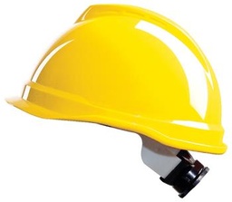[10447] MSA V-Gard 520 Yellow Safety Helmet with Fas-Trac suspension, EN397, non-vented, IMPA 310304[17.0](23.26)
