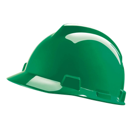 [10462] MSA V-Gard Green Safety Helmet with Fas-Trac suspension, EN397, non-vented, IMPA 310106[13.0](13.11)
