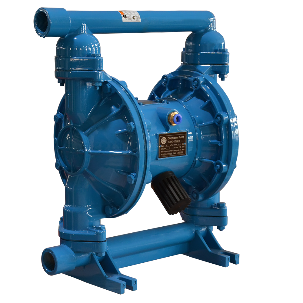 [11305] TETRA TDPK-25 AL/B, Pneumatic diaphragm pump, aluminium frame, buna diaphragms, in/out 1", air inlet 1/2", IMPA 591601
