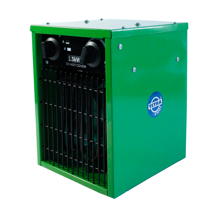 [11670] TETRA EH-30A, Verplaatsbare straalkachel, 110V 50/60 Hz, 1.5 kW, IP24, euro stekker, vierkant model, IMPA 174771