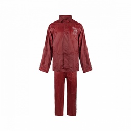 [11917] C-line - Regenpak - Maat M - Rood - Reflectie strepen[62.0](15.65)