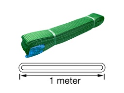 [12087] TETRA WSE-2T1M, Polyester webbing sling, Endless type, WLL 2 ton, Length 1 m, safety factor 7:1, EN1492-1, IMPA 232196 [165.0](3.49)