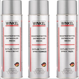[12265] Winkel Crack Detection Spray Set ( Developer + Penetrant + Cleaner ), 3 x 500 ml, IMPA 450844, UN 1950[34.0](22.95)