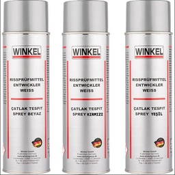 [12265] Winkel Scheurdetectie Set ( Developer + Penetrant + Cleaner ), 3 x 500 ml, IMPA 617026, UN 1950[14.0](22.95)