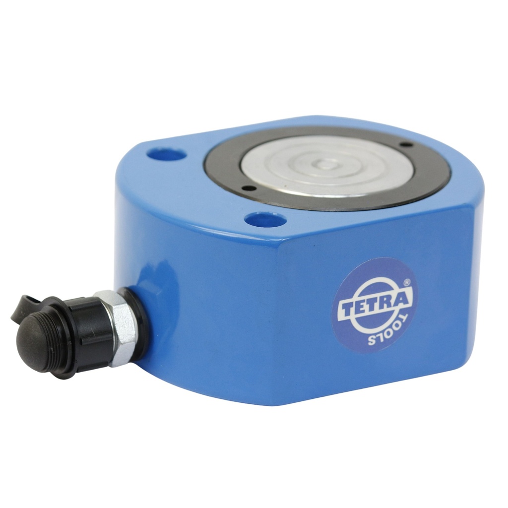 [12354] TETRA THC-501L, Zeer Lage Hydraulische Vijzel, 50 ton, Slag 18 mm, Gesloten hoogte 71 mm, IMPA 615141