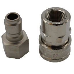 [12501] Quick coupler set for TETRA HP cleaner, 250 Bar high pressure coupler set (Type ARS250/AR2), Plug + socket 3/8" BSP (Female)[53.0](27.900000000000002)