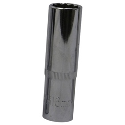 [12608] TETRA 12-punts Dopsleutel lang 16 mm. 1/2" (12,7 mm), Lengte 78mm[98.0](2.75)