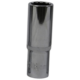 [12610] TETRA 12-punts Dopsleutel lang 18 mm. 1/2" (12,7 mm), Lengte 78mm[95.0](2.96)