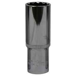 [12613] TETRA 12-punts diepe krachtdop 21 mm voor Slagmoersleutel 1/2" (12,7 mm), Lengte 78mm, IMPA 610383[90.0](3.54)