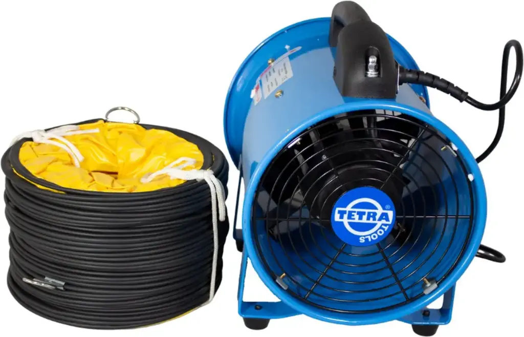 [80034] Ventilatieset - TEF 221 + Ventilatieslang ⌀200mm x 5 Meter