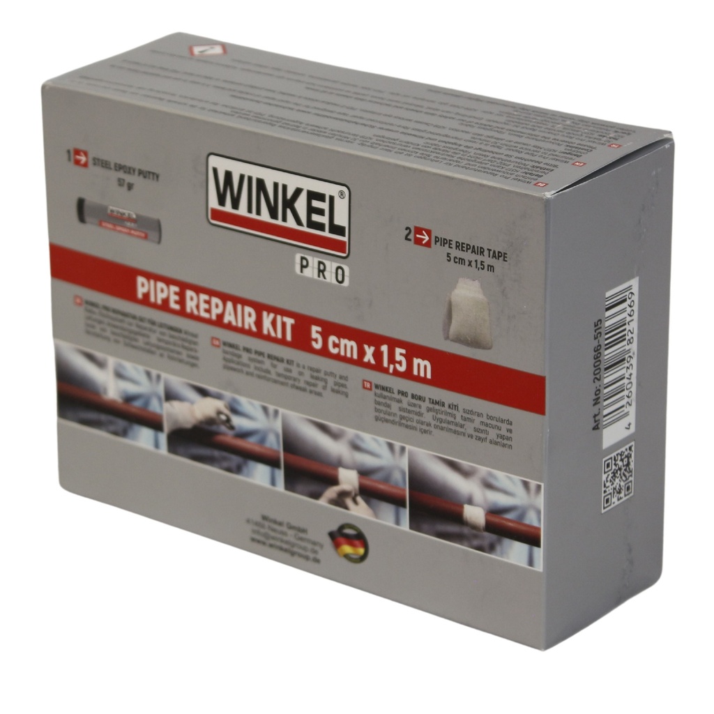 [12845] Winkel Pipe Repair-kit, 5 cm x 1.5 m, IMPA 812173