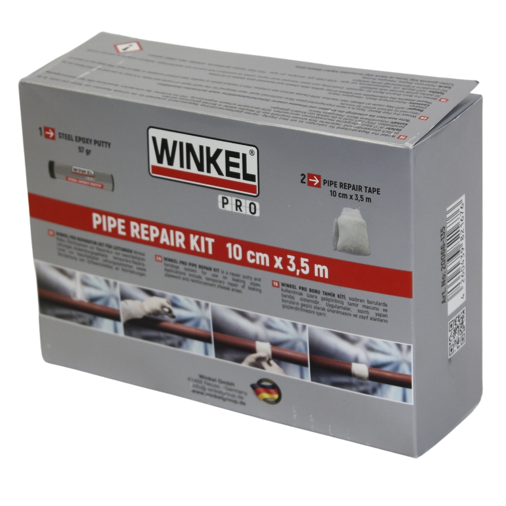 [12848] Winkel Leiding Reparatie kit, 10 cm x 3.5 m, IMPA 812363